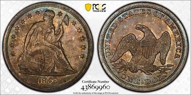 1846 $1 AU58