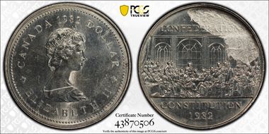 1982 $1 Constitution MS65