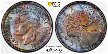 1937 25C MS64