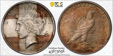 1922 $1 MS63