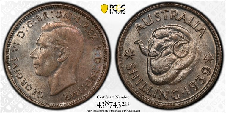 Cert 43874320 - Coin Image