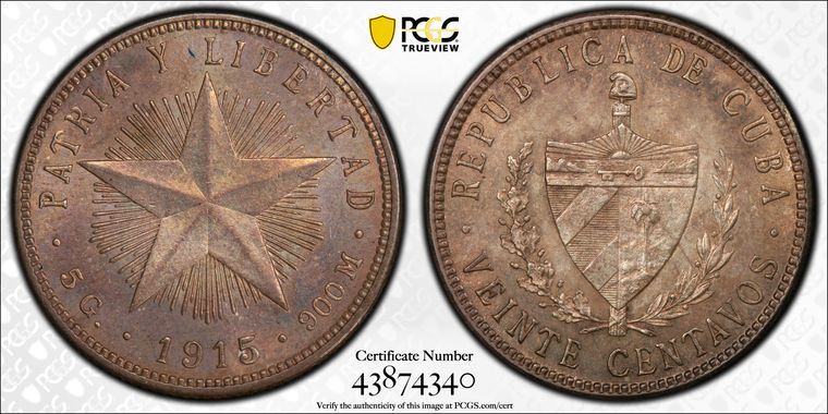 Cert 43874340 - Coin Image