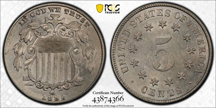 Cert 43874366 - Coin Image