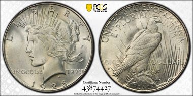 1928-S $1 MS64