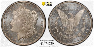 1879-O $1 MS62PL