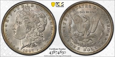 1887/6-O $1 MS63