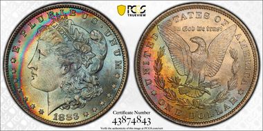 1883-O $1 MS65