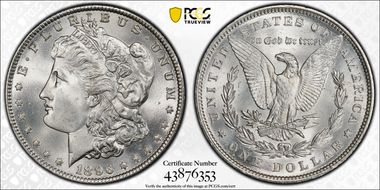 1896 $1 MS67+