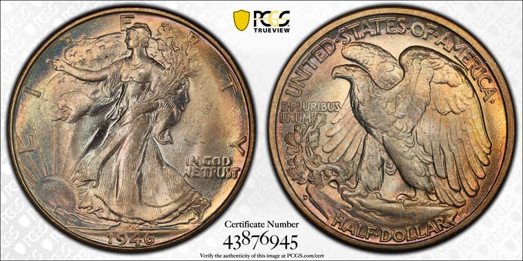 Cert 43876945 - Coin Image