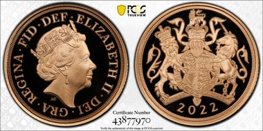 2022 Sov Platinum Jubilee PR70DCAM