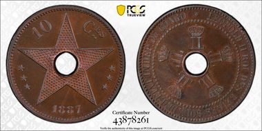 1887 P10C LeVan-22 Dupriez-35 Cu SP66RB