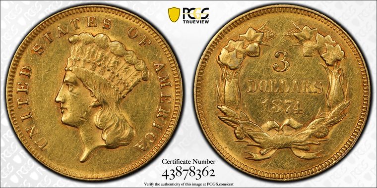 Cert 43878362 - Coin Image