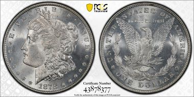 1878 8TF $1 MS65