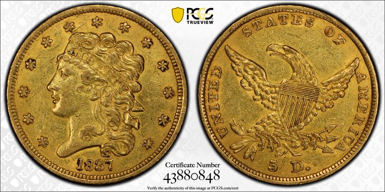 Cert 43880848 - Coin Image