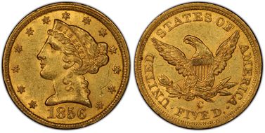 1856-C $5 MS60