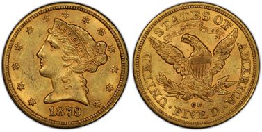 1879-CC $5 MS61