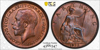 1922 1/4D S-4060 MS65RB