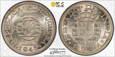 1947 Rupia Gomes-11.01 MS64