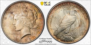 1922 $1 MS62