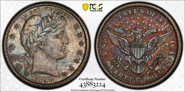 1897-S 25C MS64