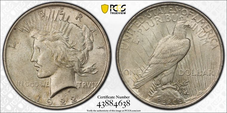 Cert 43884638 - Coin Image