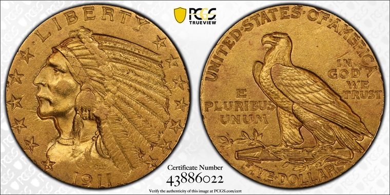 Cert 43886022 - Coin Image