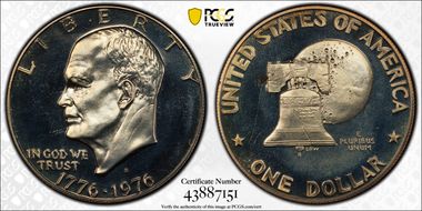 1976-S $1 Clad Type 1 PR67