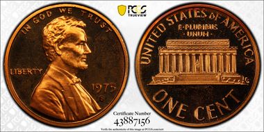 1975-S 1C PR66CAM