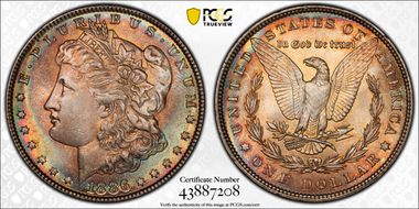 1886 $1 MS65