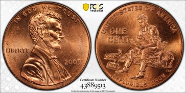 2009 1C Lincoln-Formative Years DDR, FS-805 MS66RD