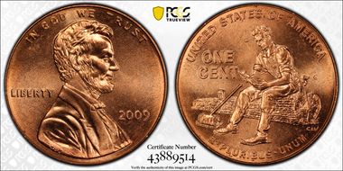 2009 1C Lincoln-Formative Years DDR, FS-805 MS66RD