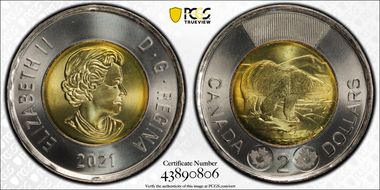 2021 $2 MS67