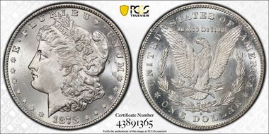 1878-S $1 MS65