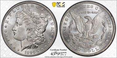 1890-CC $1 MS63
