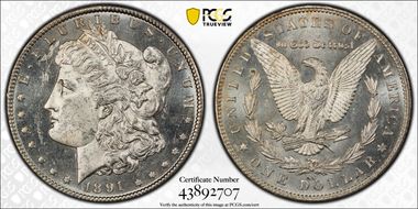 1891-CC $1 MS63