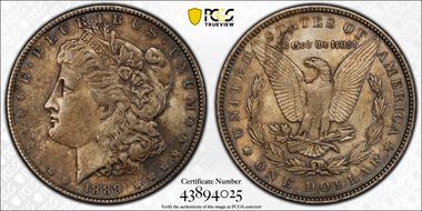 1889 $1 MS62