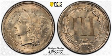 1868 3CN MS67