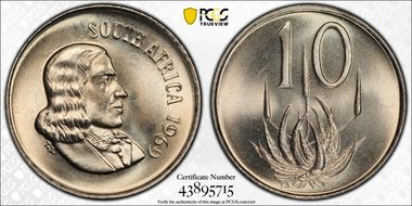 1969 10C English MS67