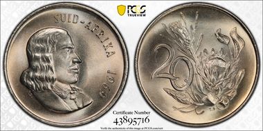 1969 20C Afrikaans MS67