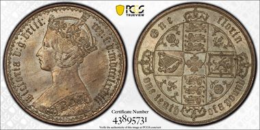 1878 Florin S-3893 MS64