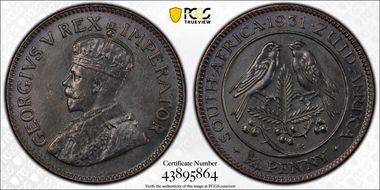 1931 1/4D ZUID Blackened MS65