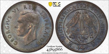 1937 1/4D Blackened MS63