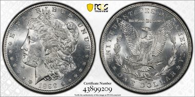 1899-S $1 MS62