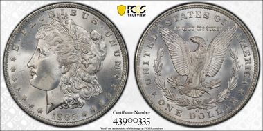 1885-O $1 MS66