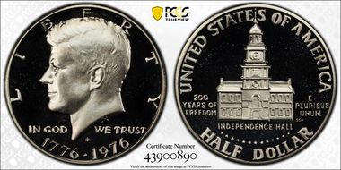 1976-S 50C Silver PR69DCAM