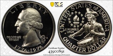 1976-S 25C Silver PR67DCAM