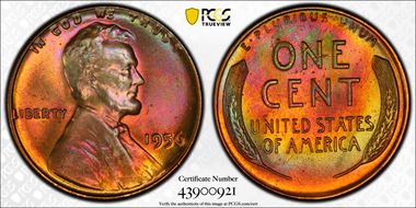 1956 1C MS65RB