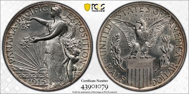 1915-S 50C Panama-Pacific N1