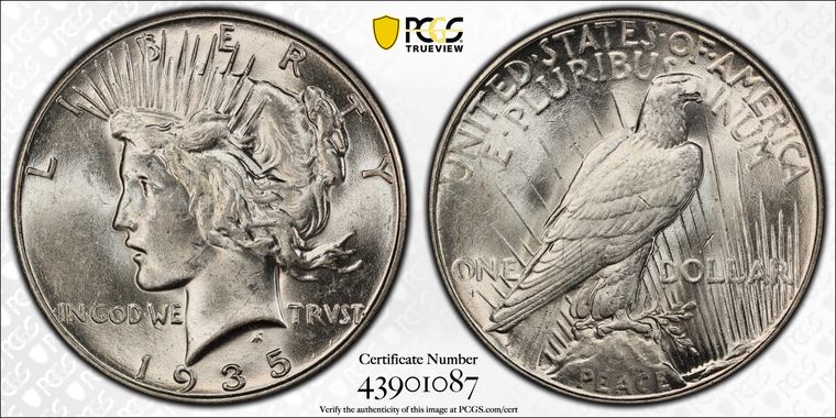 Cert 43901087 - Coin Image