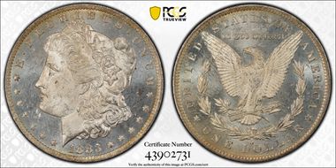 1883-O $1 MS63PL